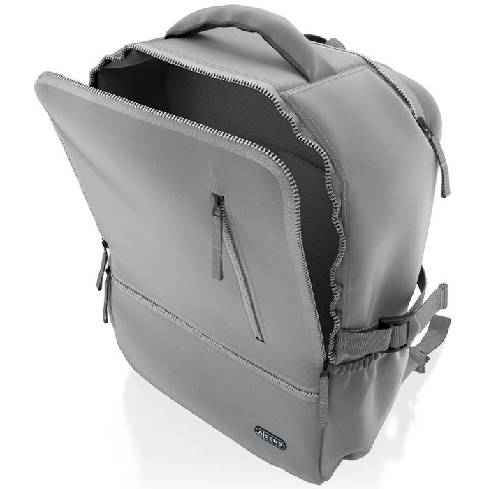 Aisens Mochila Deportiva Repelente al Agua para Portátil 15,6 Pulgadas, Gris ASBG-BP087-GR